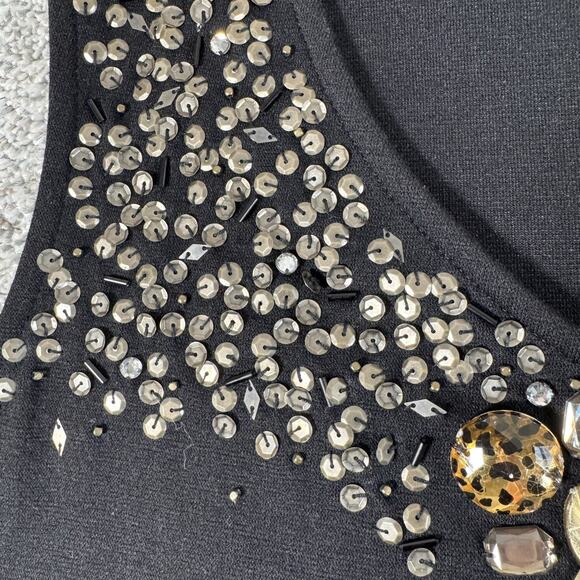 Avenue Modern Metallics Dress 18/20 Sequins Beaded Glam Holiday Party Cocktail - Picture 14 of 14